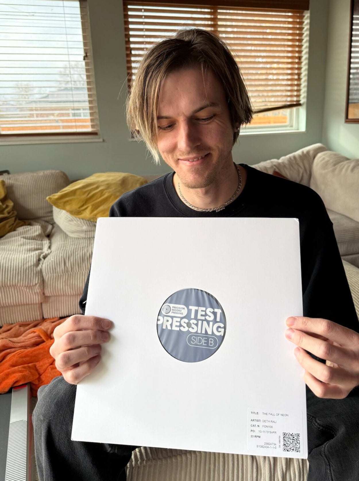 The Fall of Neon Vinyl Test Pressing (Autographed)