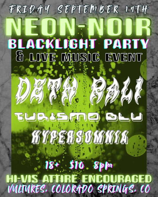 Vultures Presents: "Neon Noir" GA Ticket - Colorado Springs @ Vultures - September 19, 2025